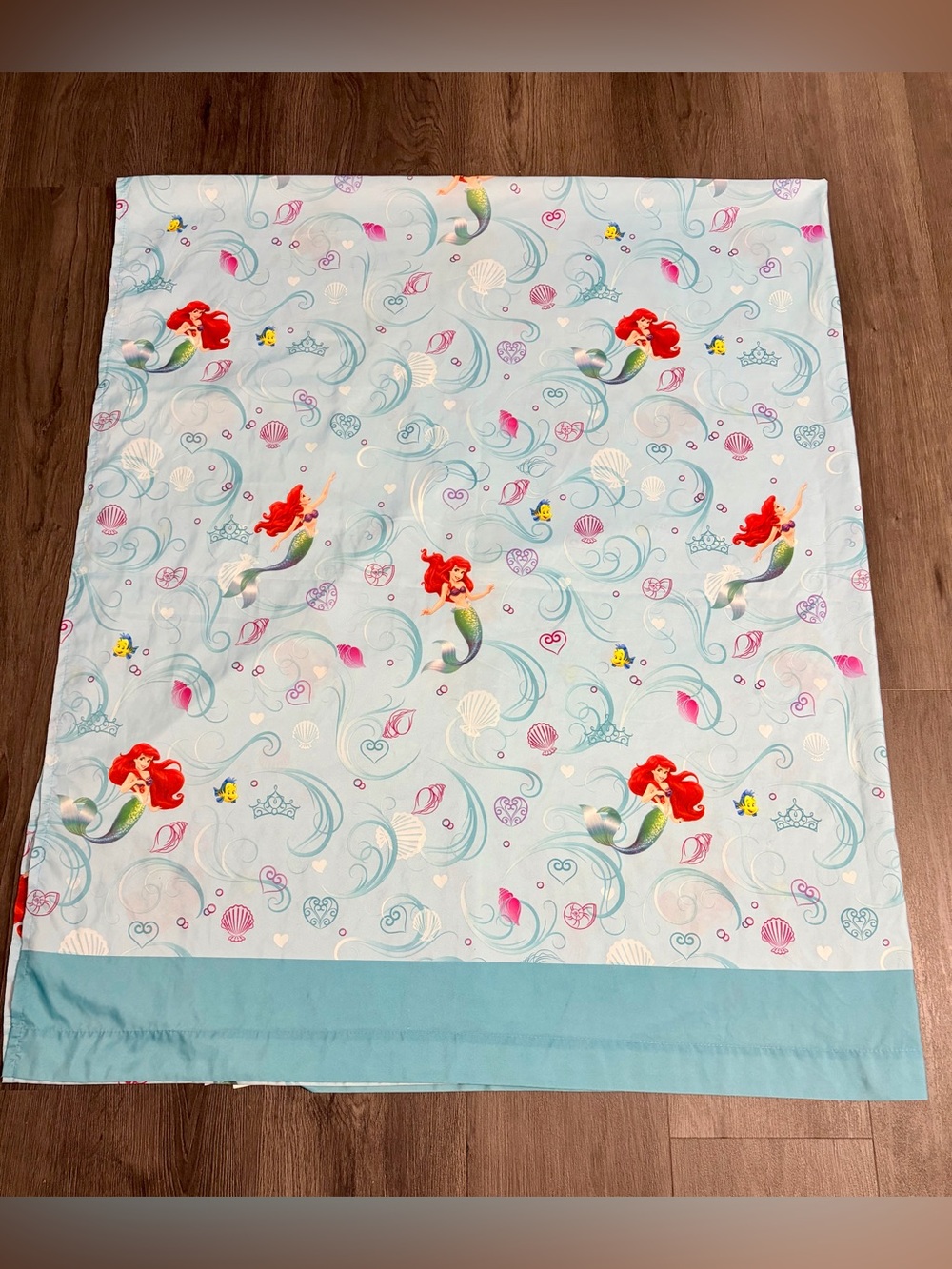 Disney’s The Little Mermaid FULL Size Flatbed Bed Sheet